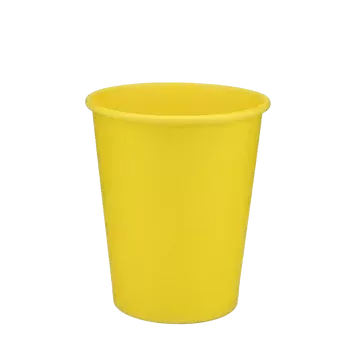 Стакан одношаровий 110 мл "Yellow Cup" 50шт/уп