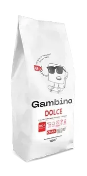 Dolce GAMBINO кава в зернах бленд арабіки 1 кг