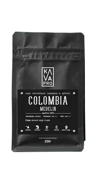 Colombia Medellin KAVAPRO кава в зернах моносорт 0,25 кг