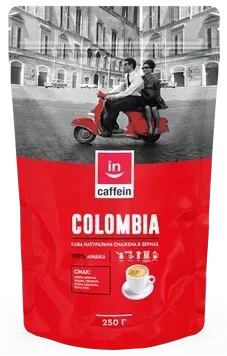 Colombia CAFFEIN кава в зернах моносорт 0,25 кг