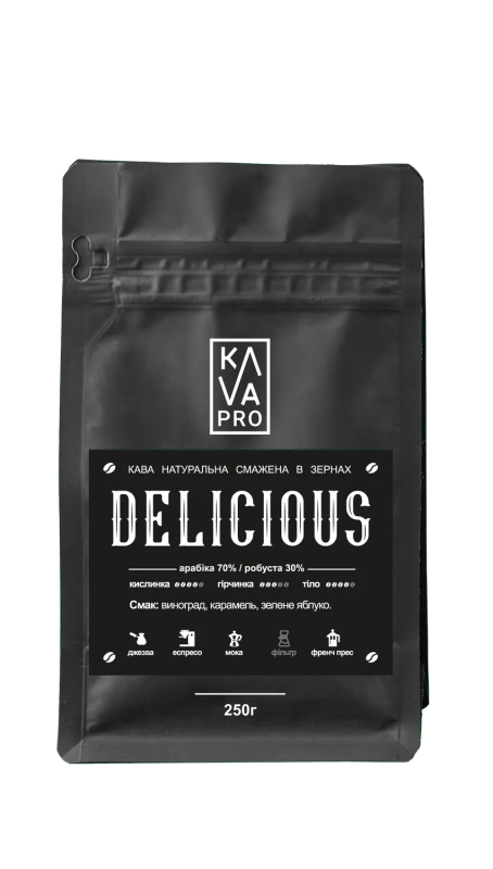 Delicios кава мелена бленд 250г.