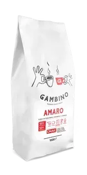 Amaro GAMBINO кава в зернах  бленд 1 кг