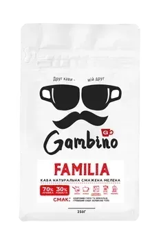 Familia GAMBINO кава мелена бленд 0,25 кг