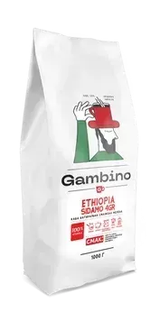 Ethiopia Sidamo 4GR GAMBINO кава мелена моносорт 1 кг